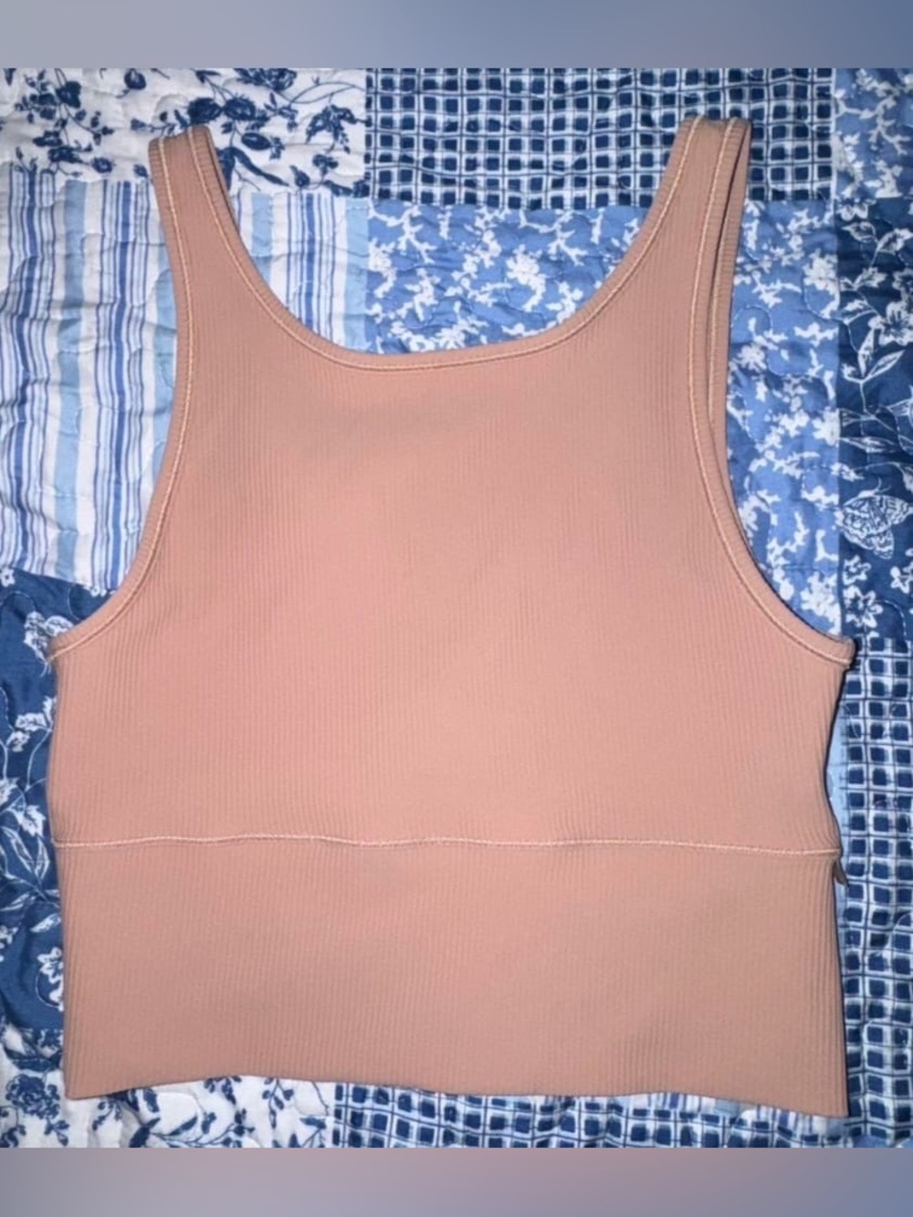 lululemon athletica Ribbed Peach Tank Top